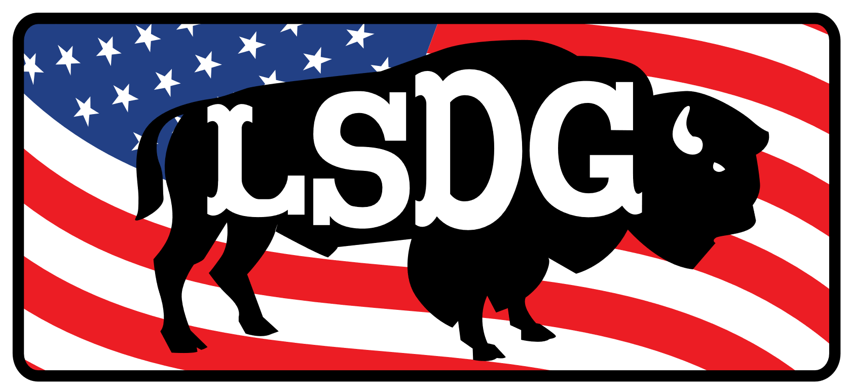 Americana Buffalo Sticker